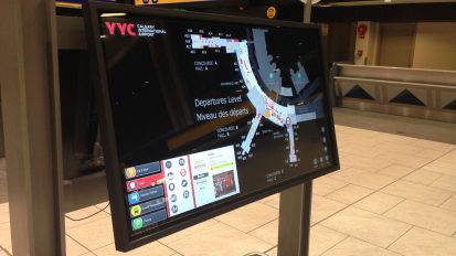 Interactive directories at YYC